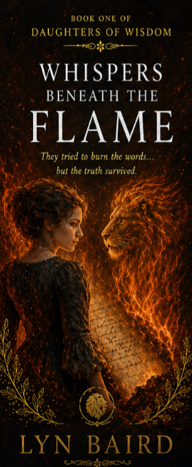 Conceptual cover of Whispers Beneath the Flame