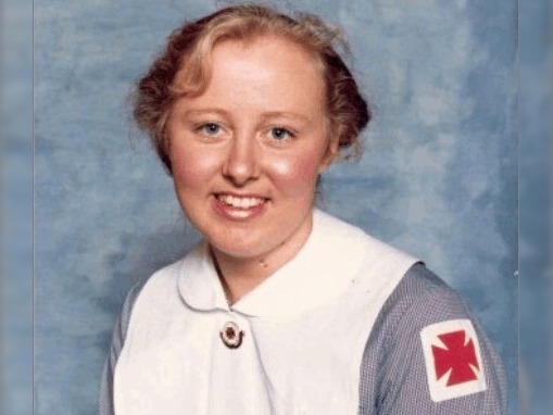 Lyn Baird during her years as a Registered Nurse.