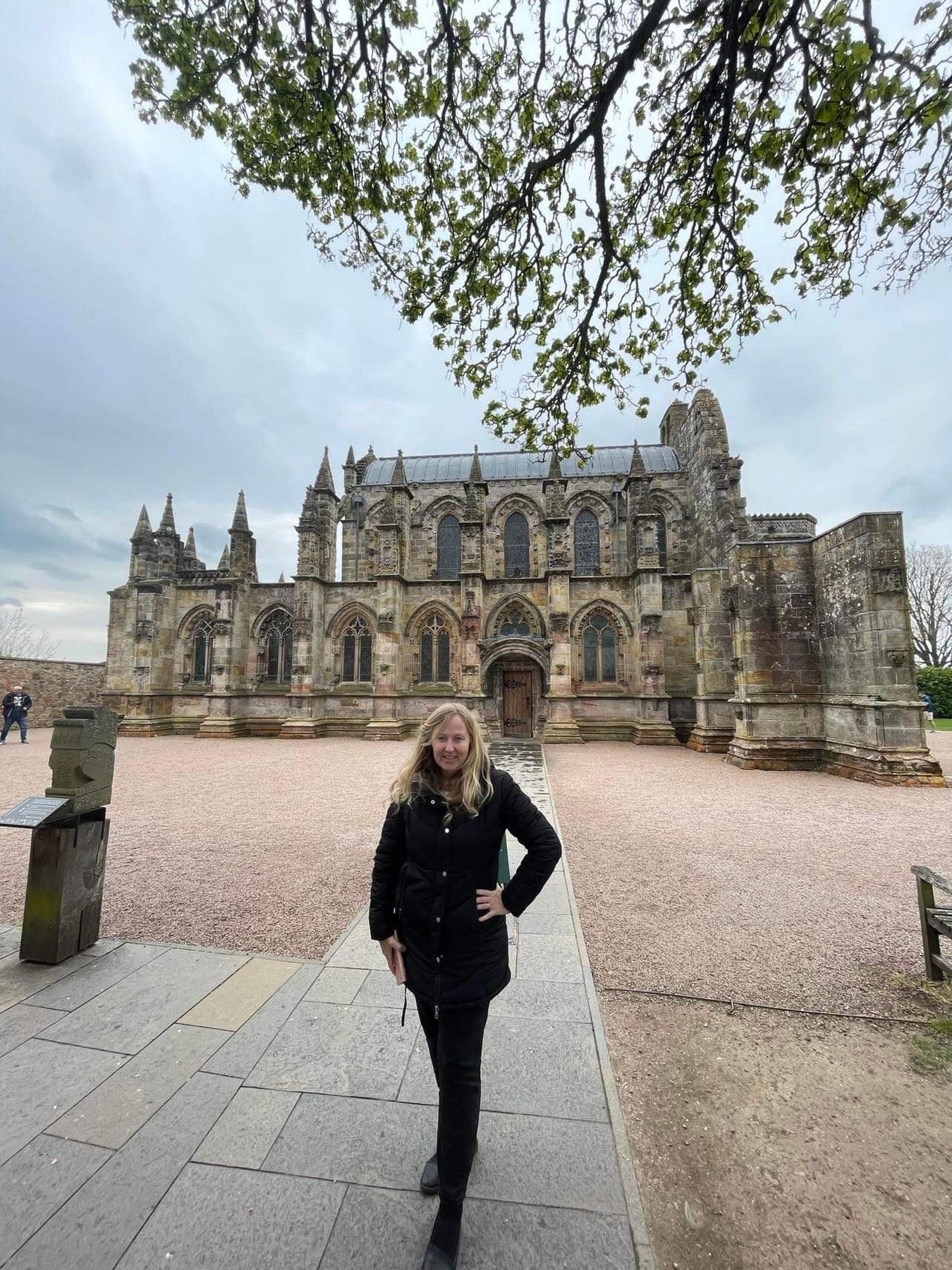 Lyn at Rosslyn Chapel